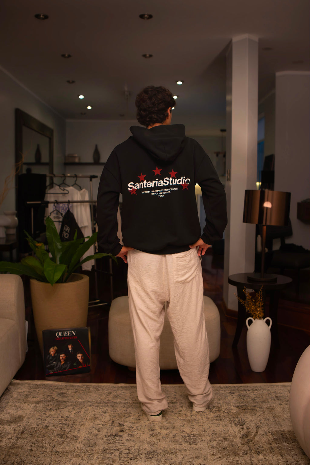 REALITY STARS BLACK HOODIE