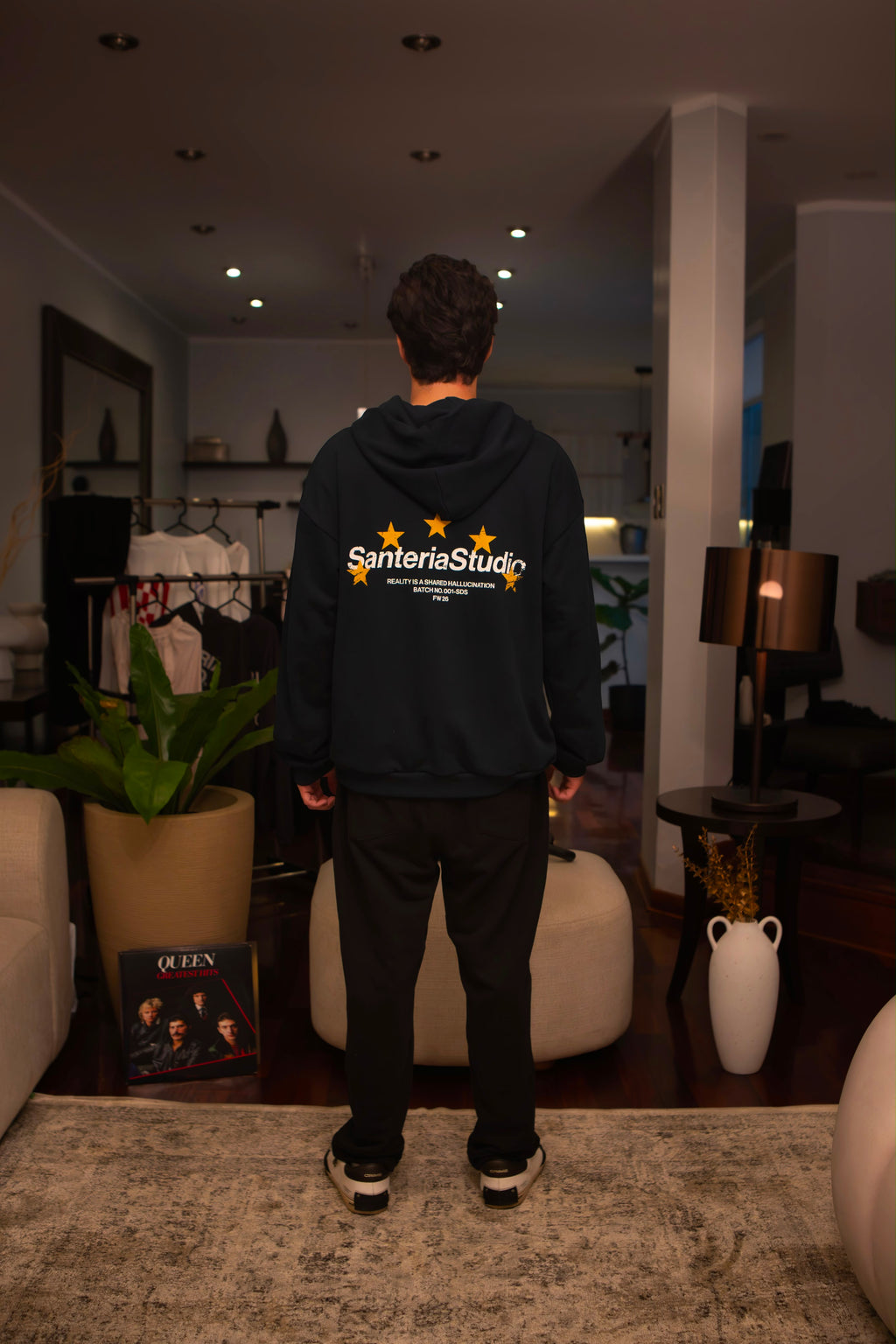 REALITY STARS NAVY HOODIE