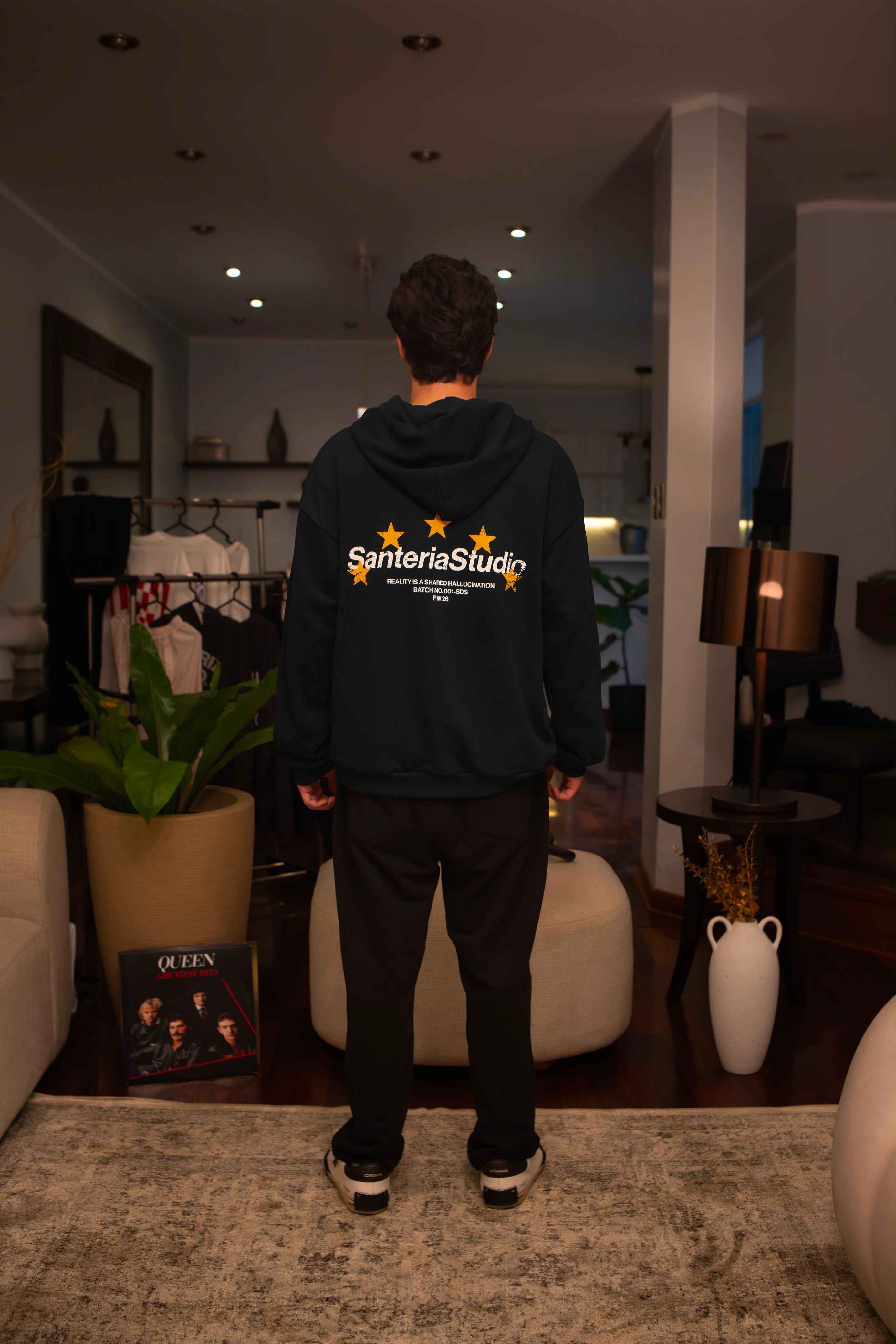 REALITY STARS NAVY HOODIE