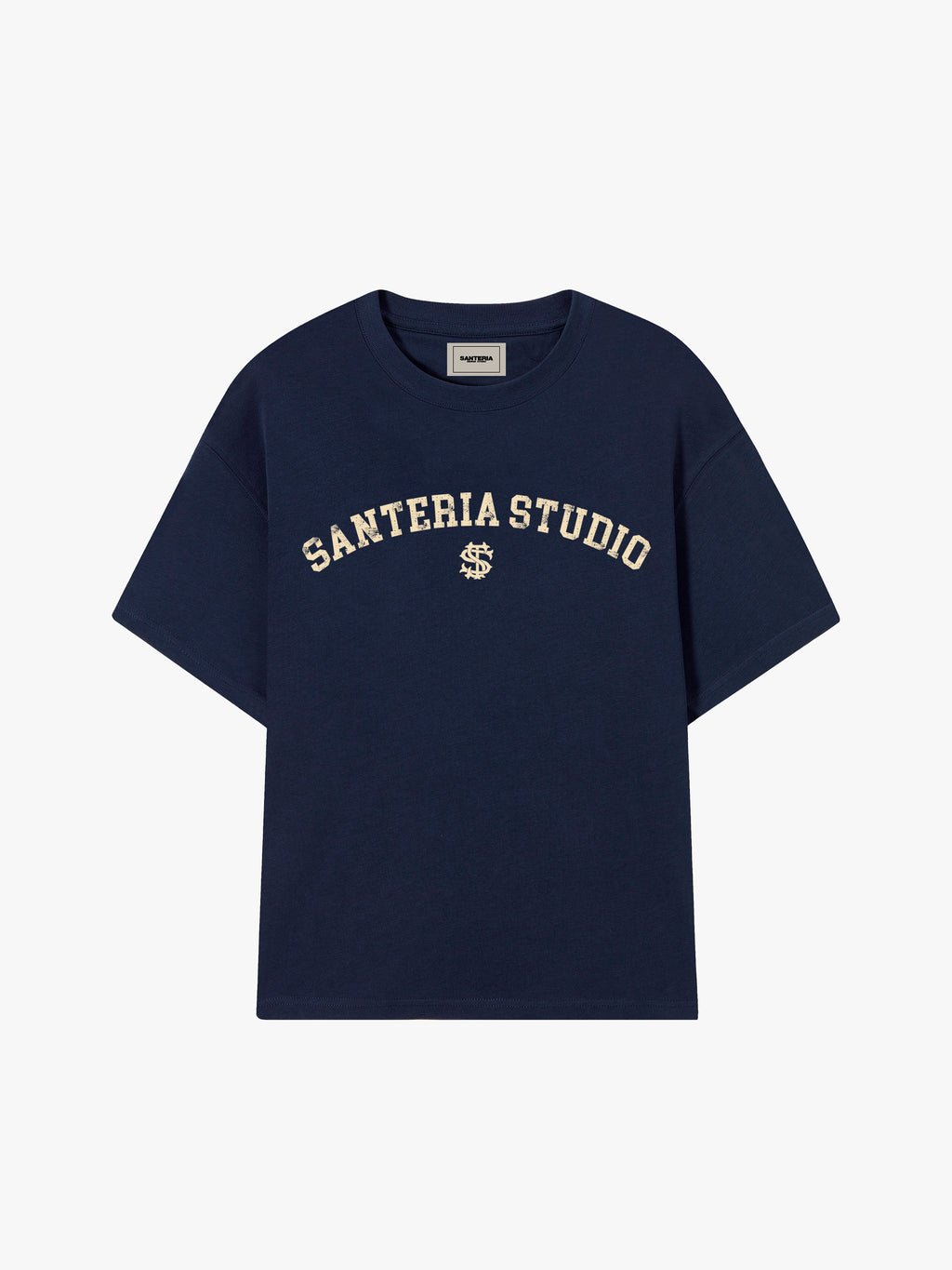 COLLEGE ARCH NAVY T-SHIRT