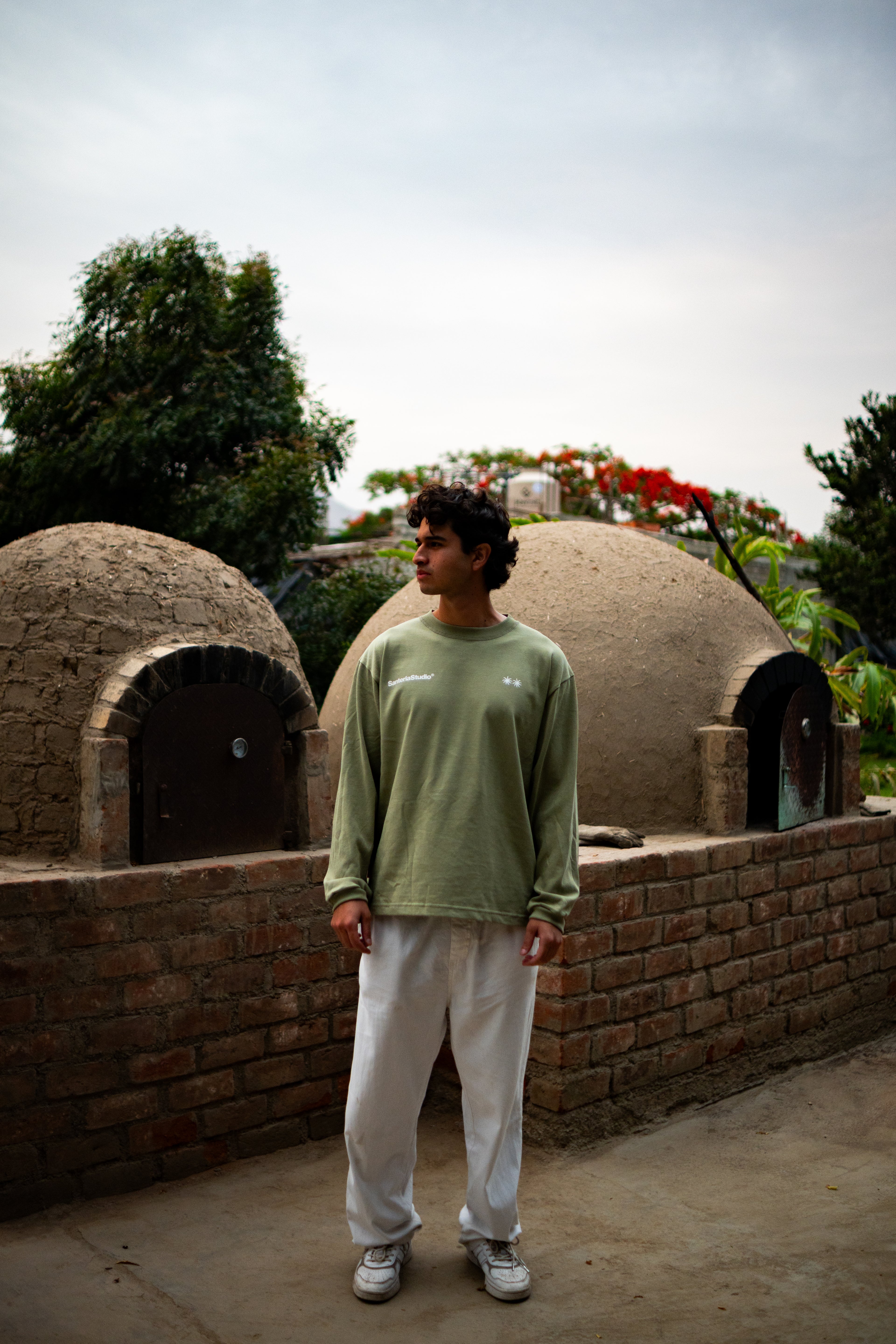 NATURE GREEN HEAVY LONGSLEEVE