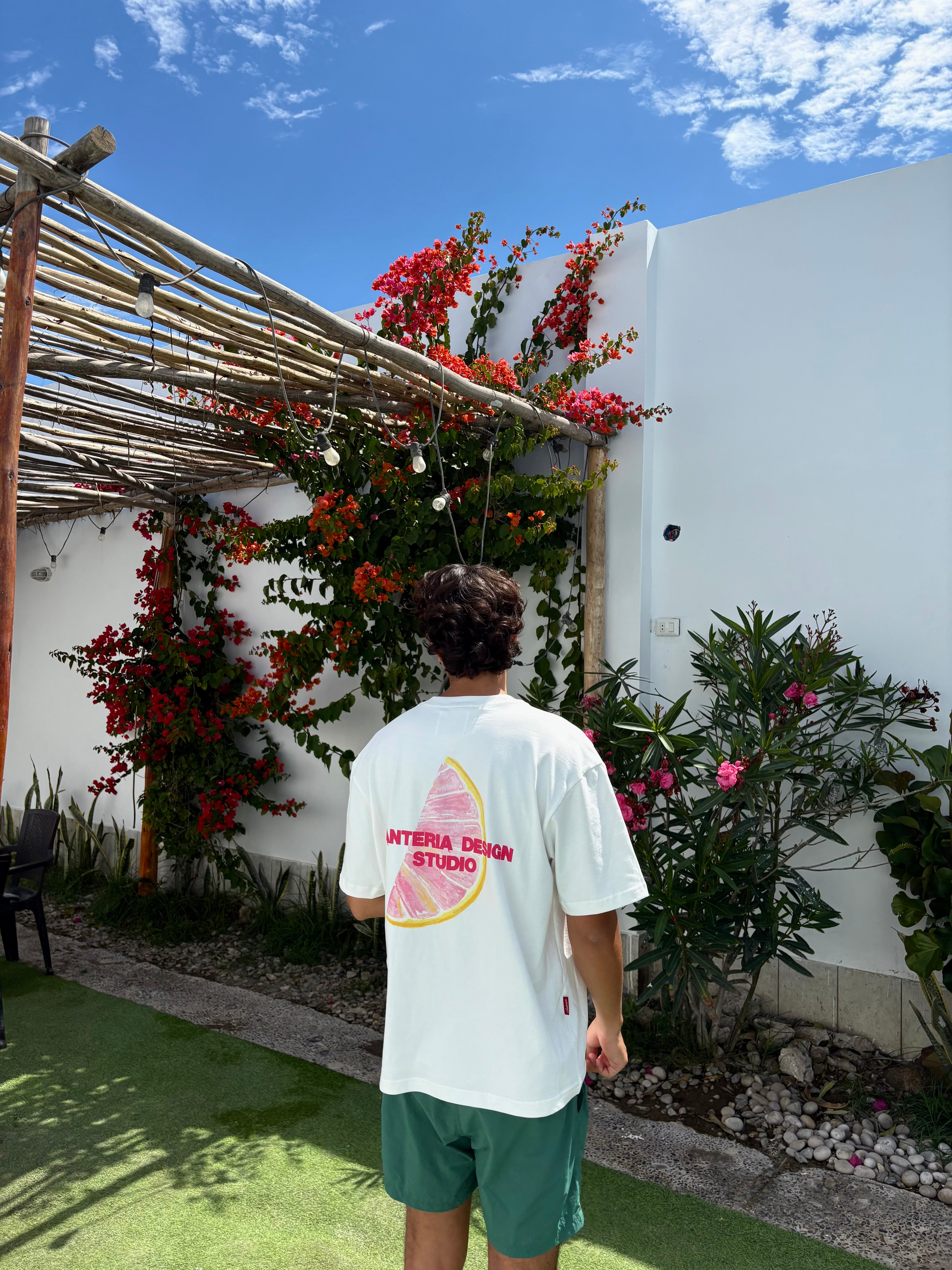 GRAPEFRUIT OFF-WHITE T-SHIRT