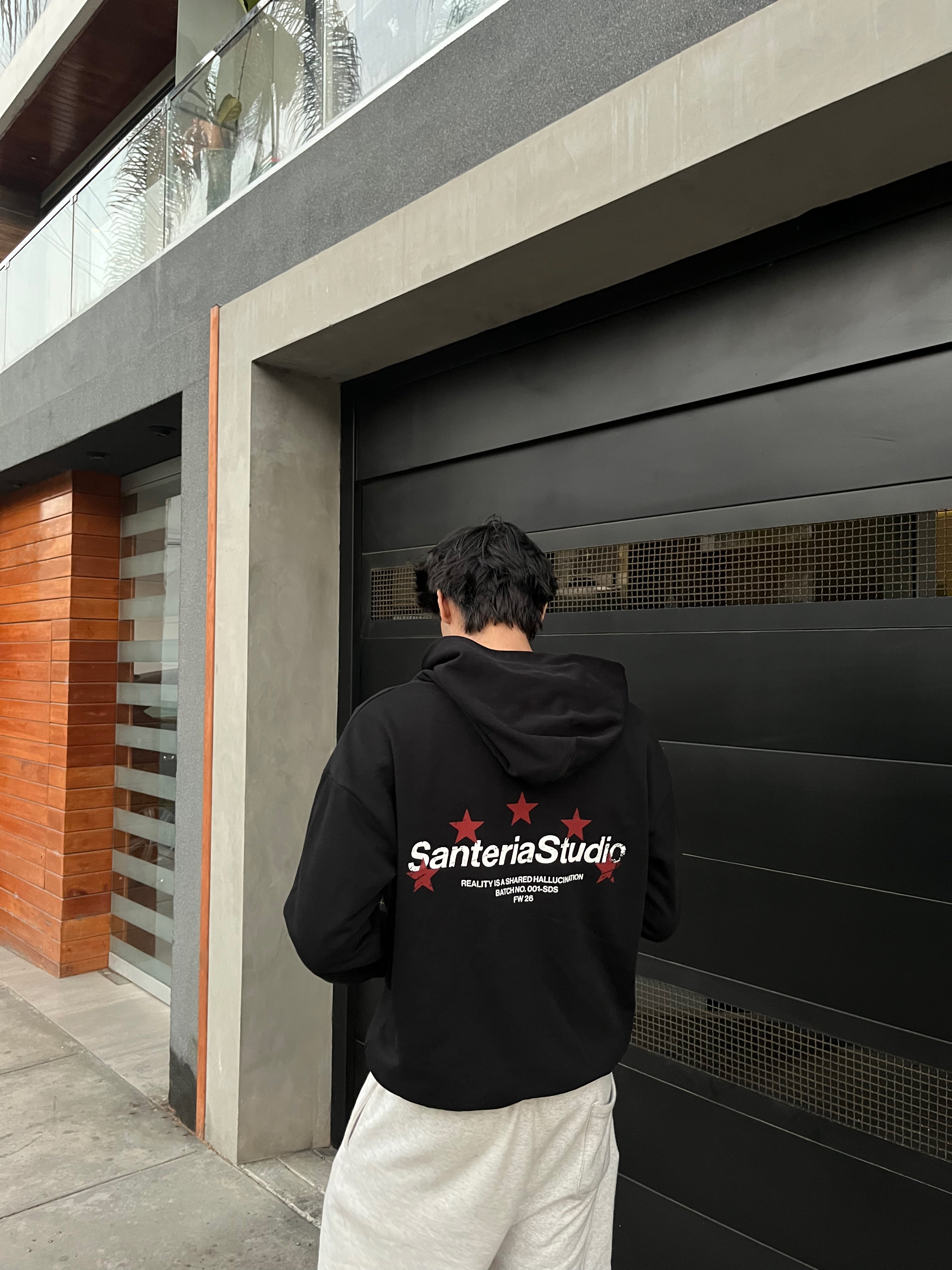 REALITY STARS BLACK HOODIE