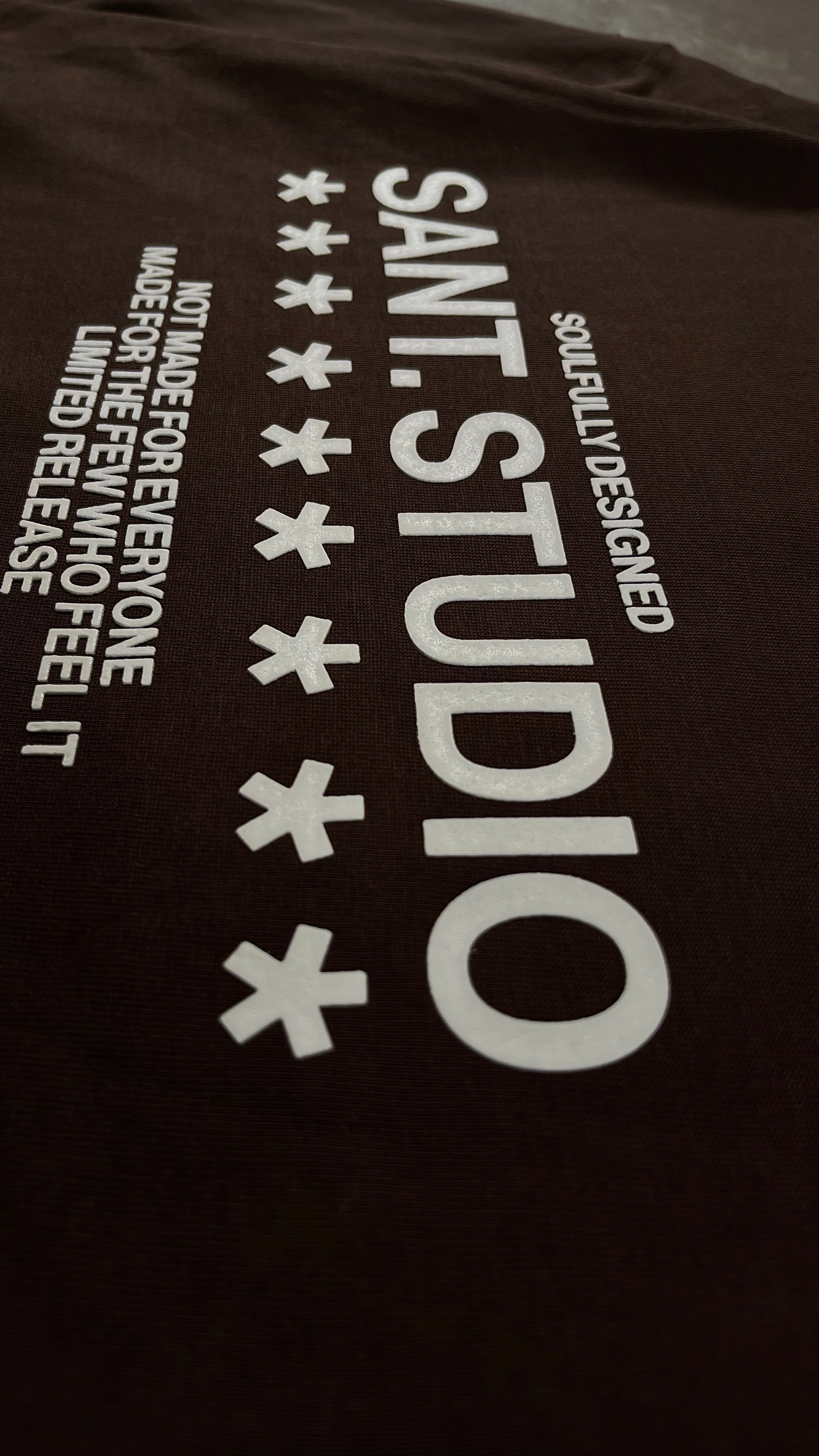 SANT ASTERISKS BROWN LONGSLEEVE