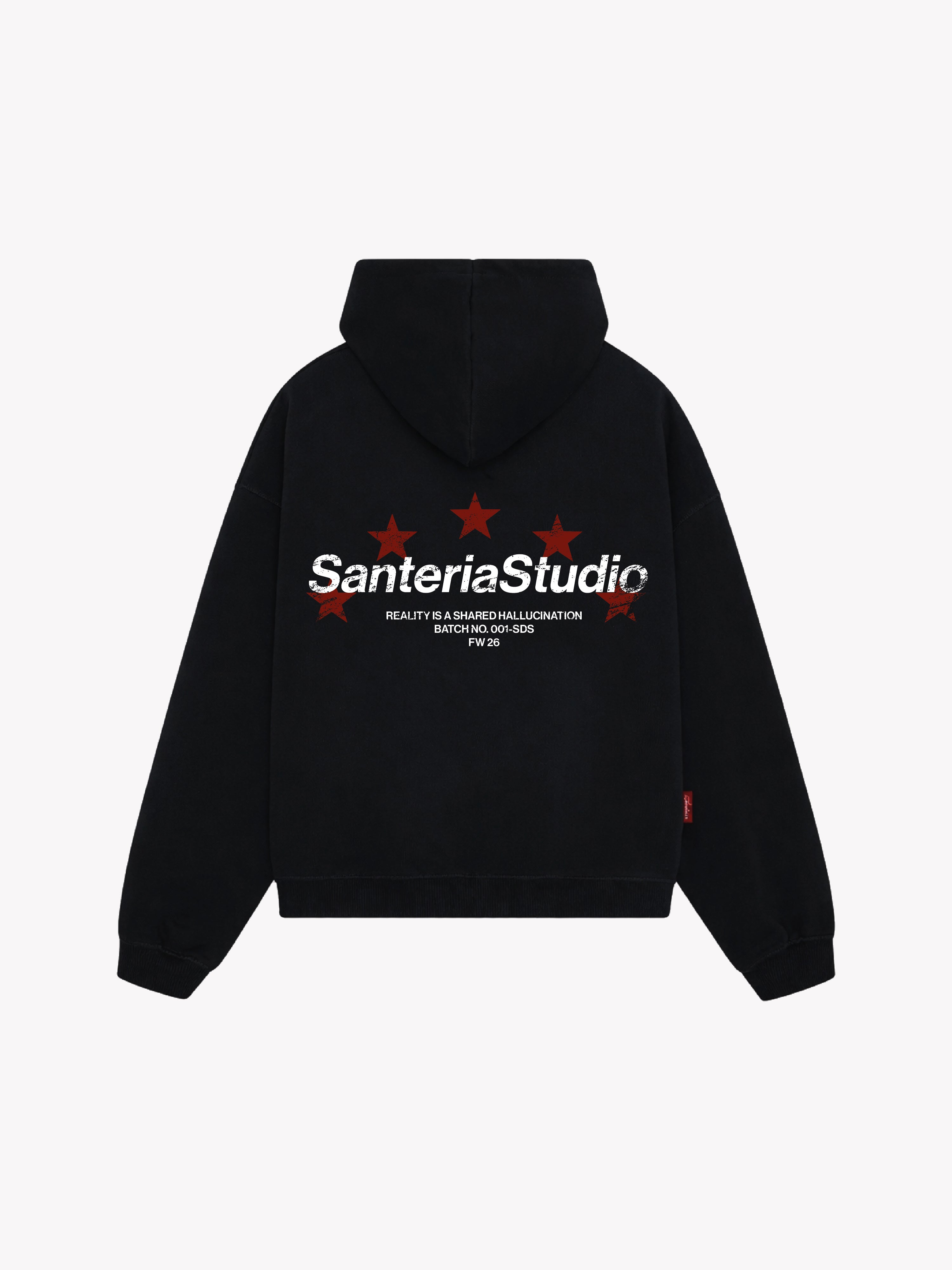 REALITY STARS BLACK HOODIE