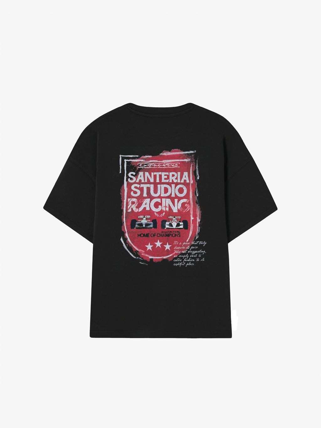 RACING BLACK T-SHIRT
