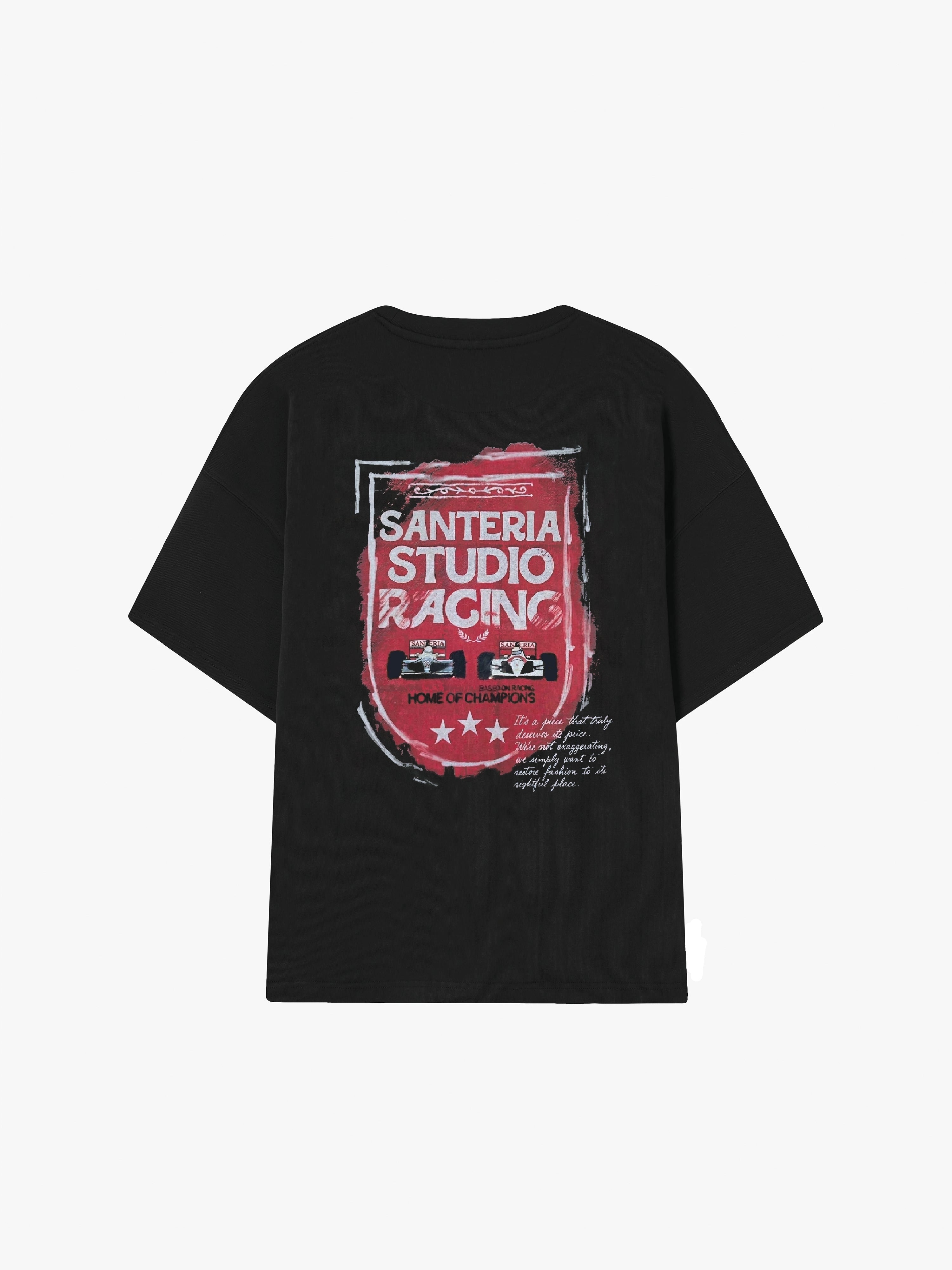 RACING BLACK T-SHIRT