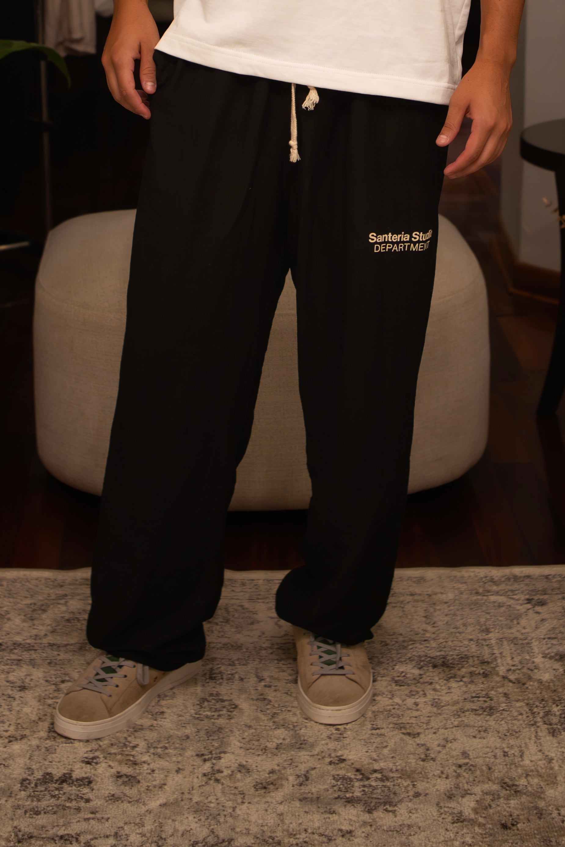 DEPT BLACK LINEN PANT