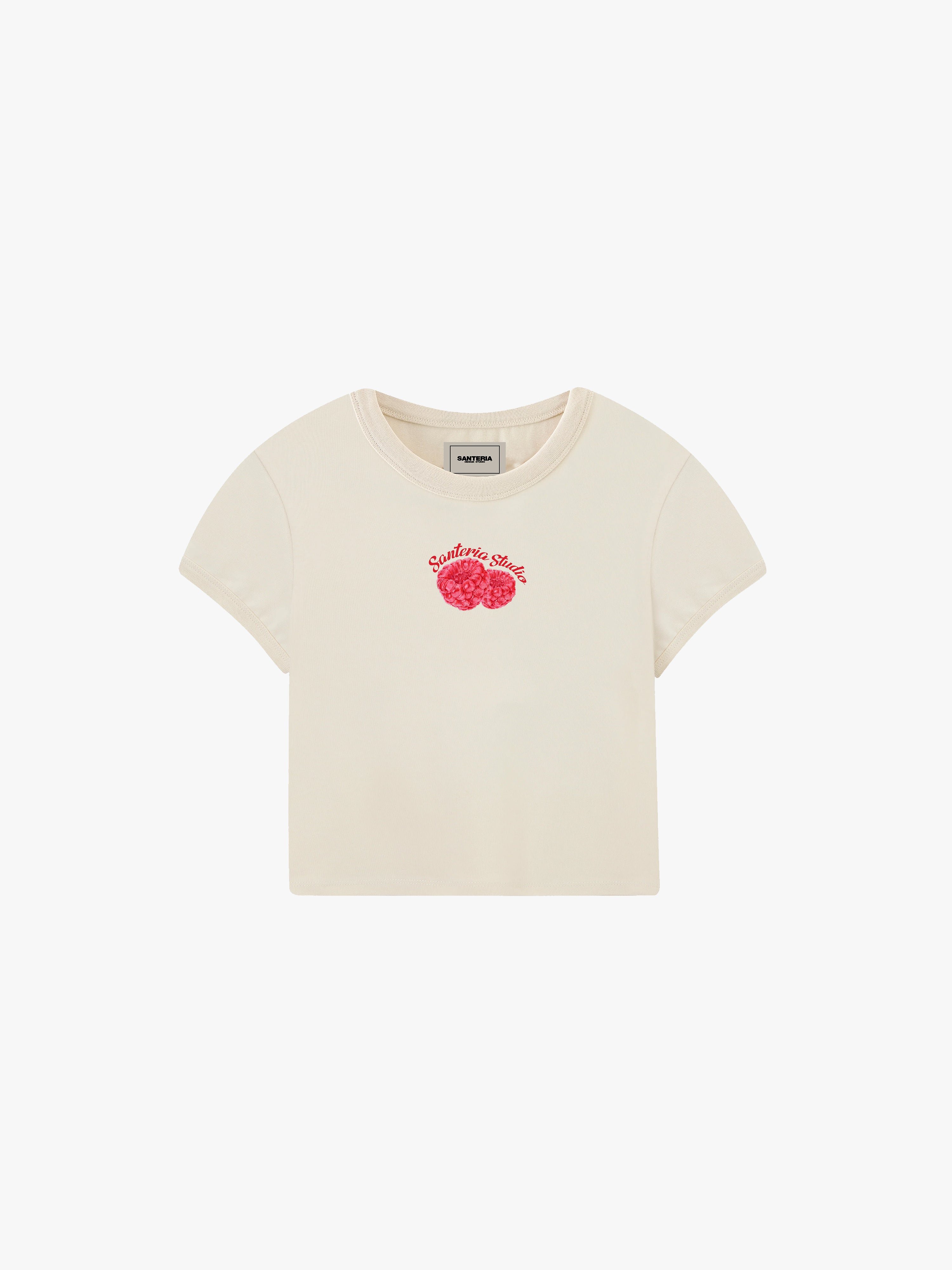 RASPBERRY OFF-WHITE BABYTEE