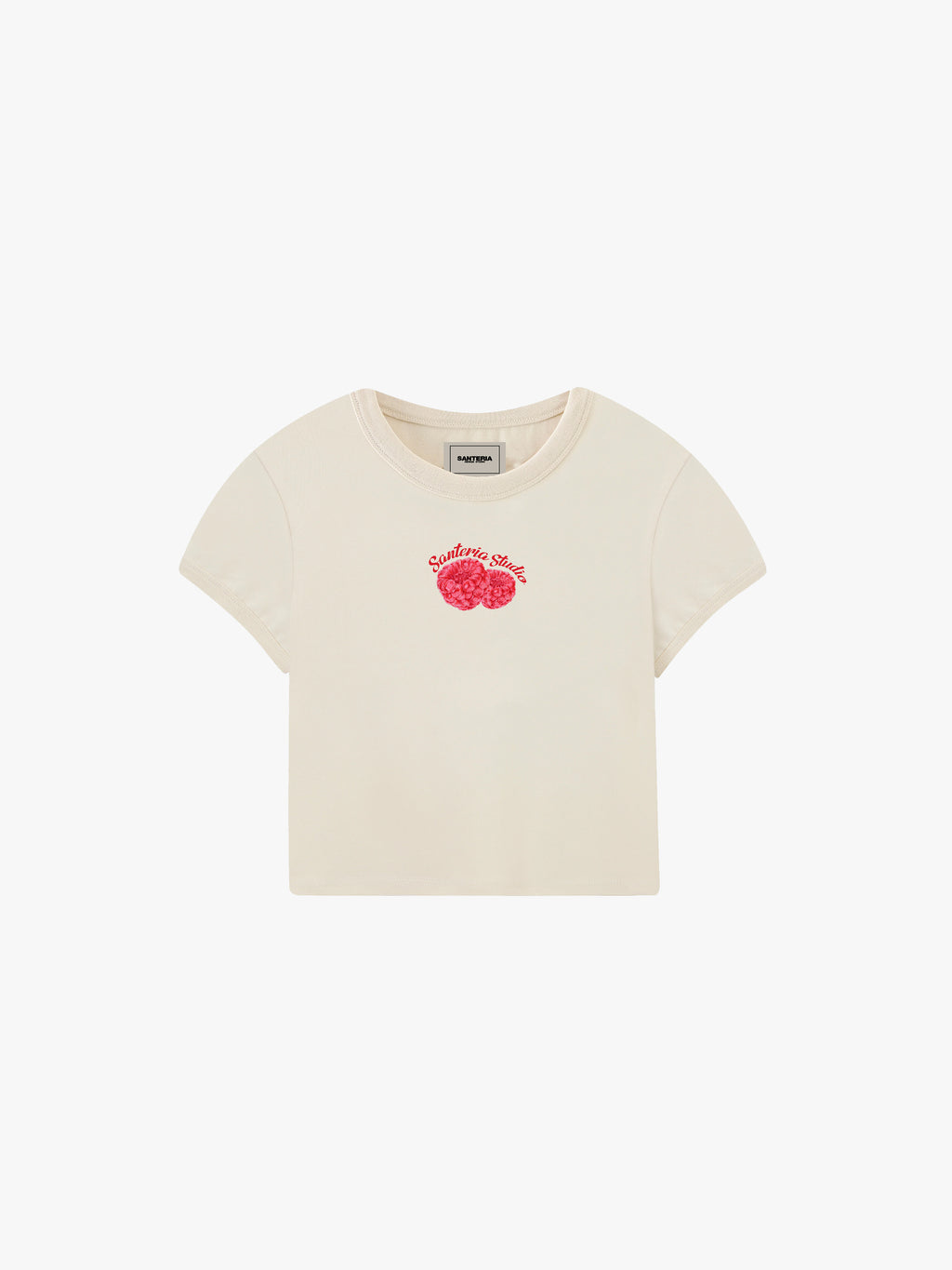RASPBERRY OFF-WHITE BABYTEE