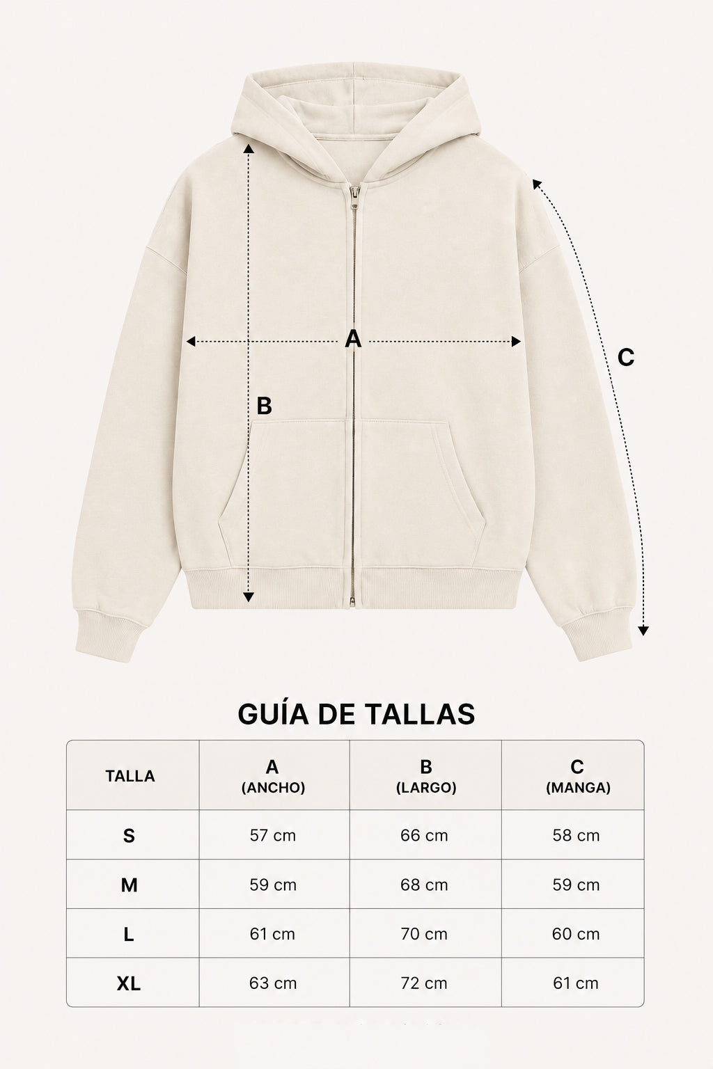 STUDIO HEAVY ZIP UP