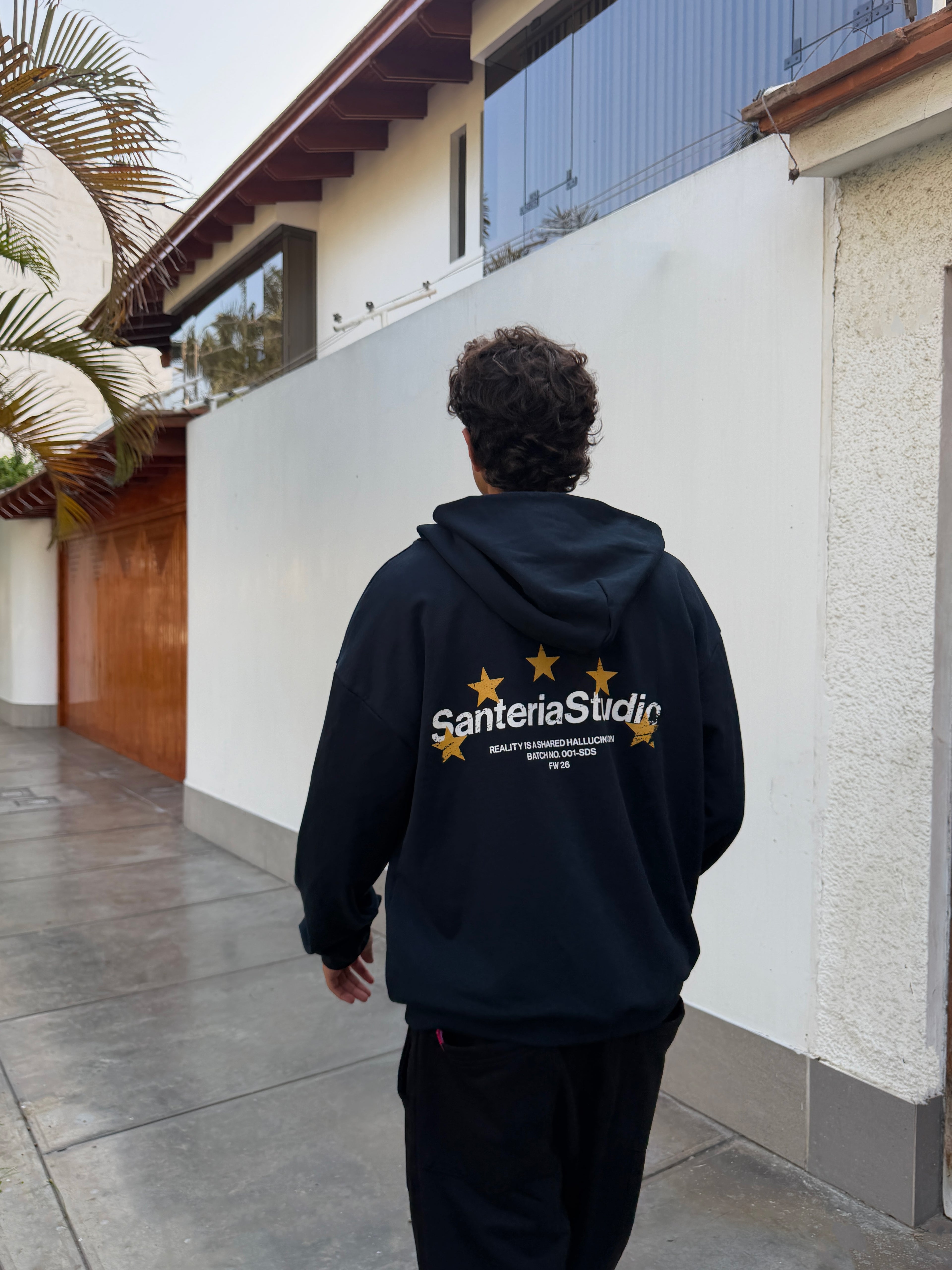 REALITY STARS NAVY HOODIE