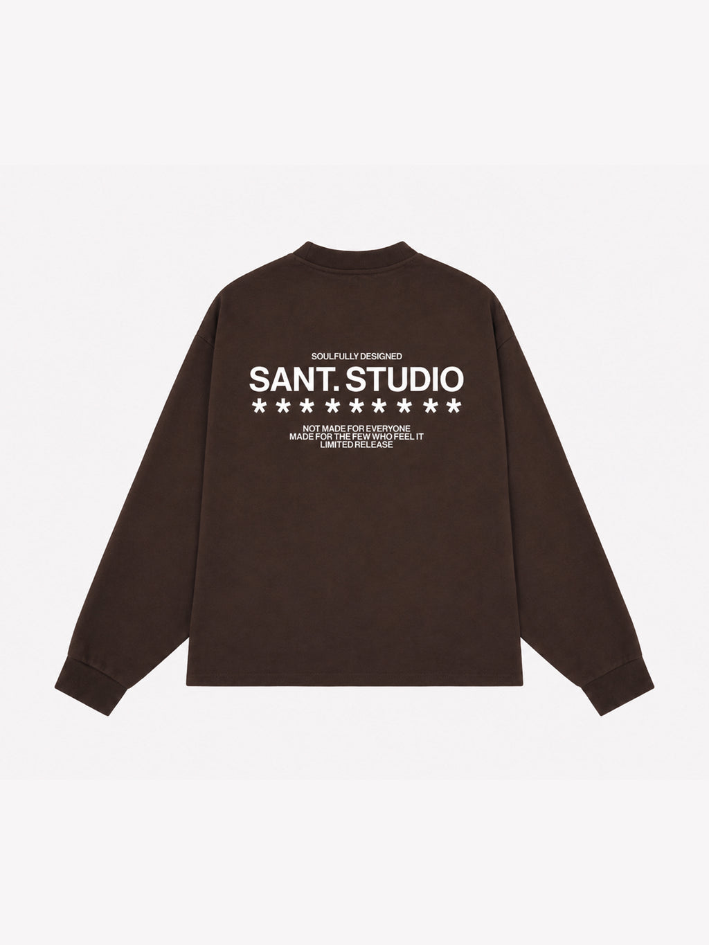 SANT ASTERISKS BROWN LONGSLEEVE