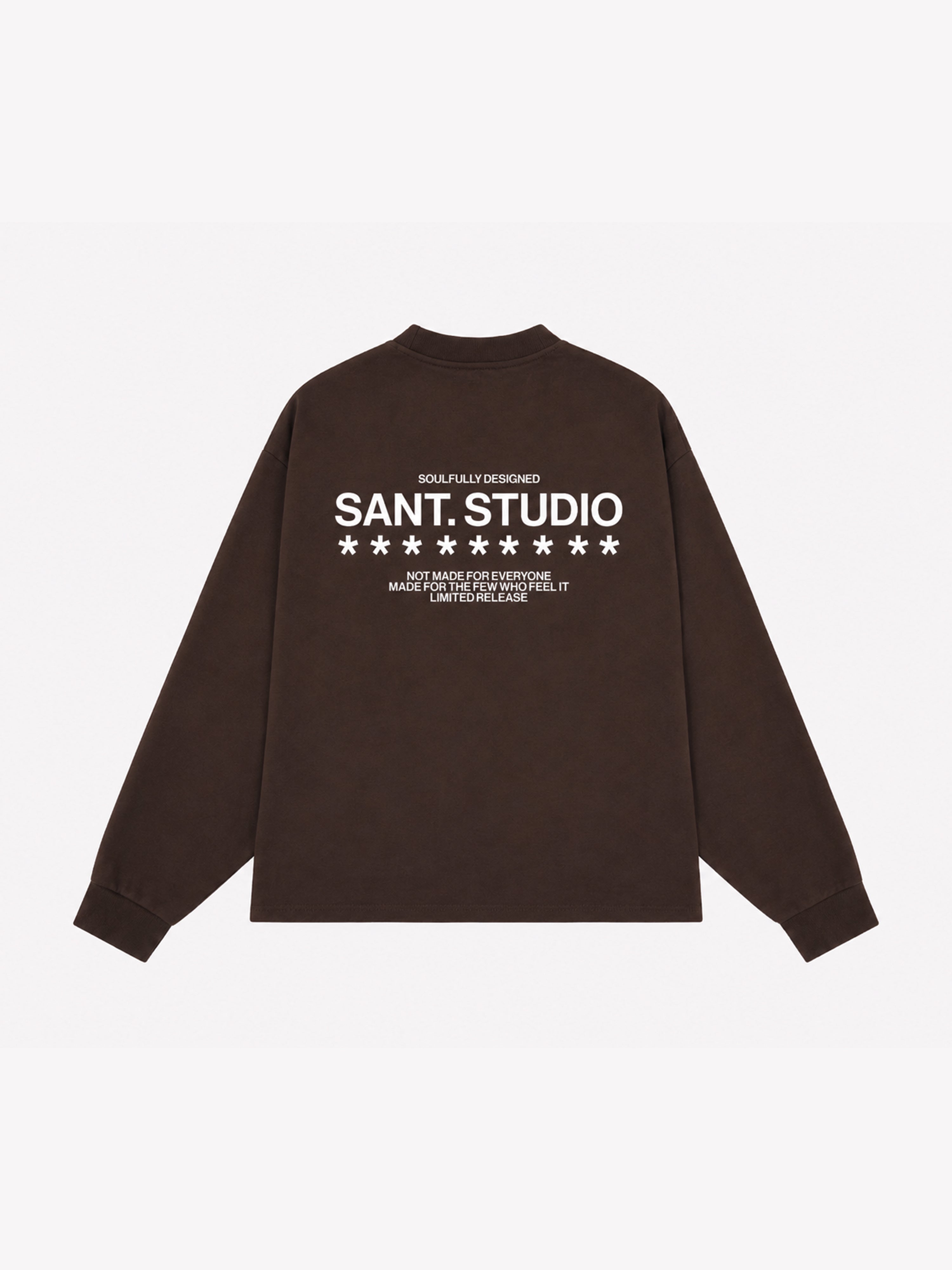 SANT ASTERISKS BROWN LONGSLEEVE