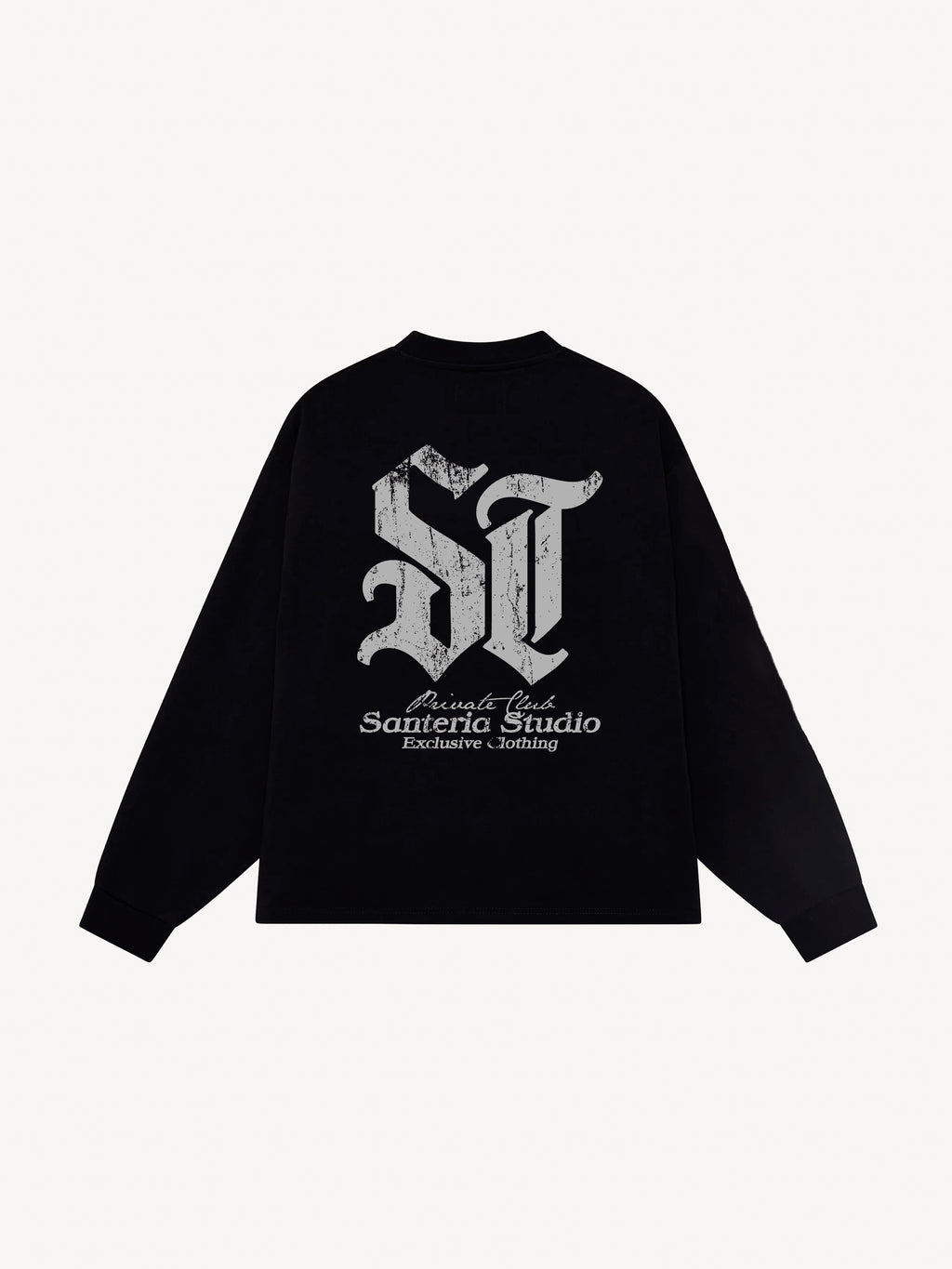 PRIVATE CLUB BLACK LONGSLEEVE
