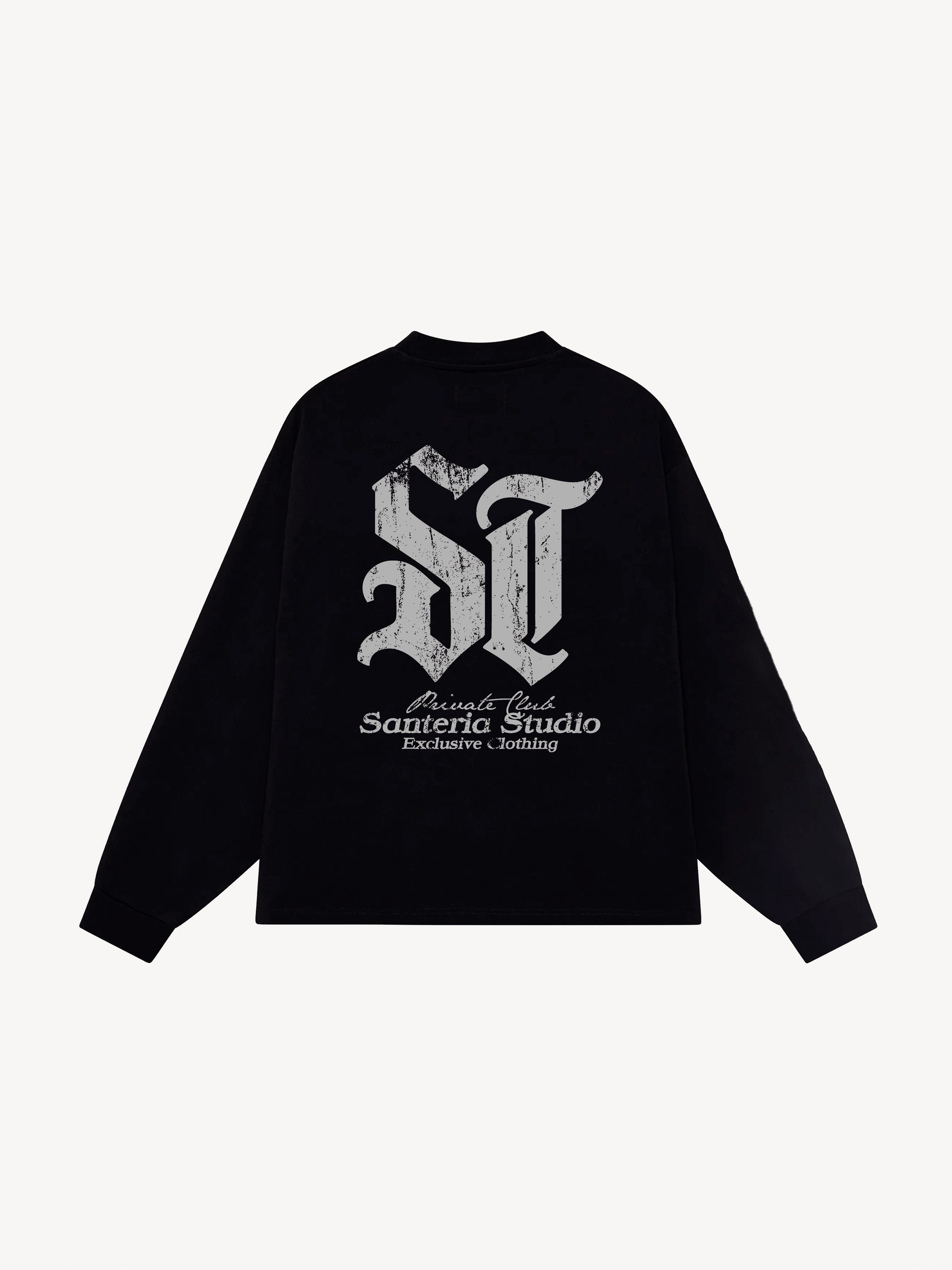 PRIVATE CLUB BLACK LONGSLEEVE